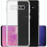 Kvy Samsung Galaxy S10 Plus Kamera Korumalı Süper Silikon Kılıf - Şeffaf