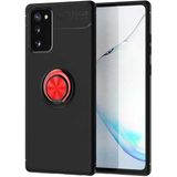 Kvy Samsung Galaxy S20 Fe Yüzüklü Manyetik Ravel Kılıf Siyah Kırmızı - Siyah - Kırmızı