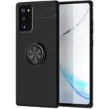 Kvy Samsung Galaxy S20 Fe Yüzüklü Manyetik Ravel Kılıf Siyah