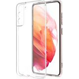 Kvy Samsung Galaxy S22 Kamera Korumalı Süper Silikon Kılıf - Şeffaf