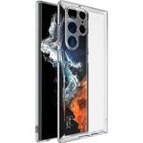 Kvy Samsung Galaxy S22 Ultra Kamera Korumalı Süper Silikon Kılıf - Şeffaf