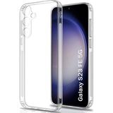 Kvy Samsung Galaxy S23 Fe Kamera Korumalı Süper Silikon Kılıf - Şeffaf
