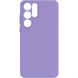 Kvy Samsung Galaxy S24 Ultra Biye Silikon Kılıf - Lila