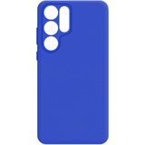 Kvy Samsung Galaxy S24 Ultra Biye Silikon Kılıf - Mavi