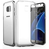 Kvy Samsung Galaxy S7 Edge Kamera Korumalı Süper Silikon Şeffaf Kılıf