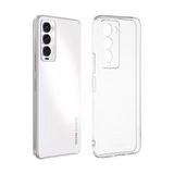 Kvy Tecno Camon 18 Kamera Korumalı Süper Silikon Şeffaf Kılıf