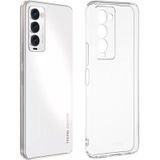 Kvy Tecno Camon 18P Kamera Korumalı Süper Silikon Şeffaf Kılıf