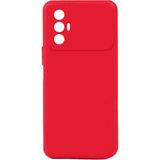 Kvy Tecno Spark 8 Pro Biye Silikon Kılıf - Kırmızı