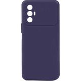 Kvy Tecno Spark 8 Pro Biye Silikon Kılıf - Lacivert
