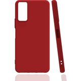 Kvy Vivo Y20 Biye Silikon Kılıf - Kırmızı