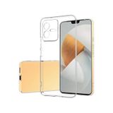 Kvy Vivo Y22S Kamera Korumalı Süper Silikon Şeffaf Kılıf