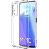 Kvy Xiaomi Mi 10T Kamera Korumalı Süper Silikon Kılıf - Şeffaf