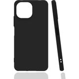 Kvy Xiaomi Mi 11 Lite Biye Silikon Kılıf - Siyah