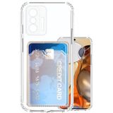 Kvy Xiaomi Mi 11t Kamera Korumalı Kartlıklı Setra Şeffaf Silikon Kılıf