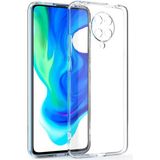 Kvy Xiaomi Poco F2 Pro Kamera Korumalı Süper Silikon Kılıf - Şeffaf