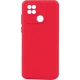 Kvy Xiaomi Redmi 10C Biye Silikon Kılıf - Kırmızı