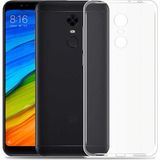 Kvy Xiaomi Redmi 5 Plus Kamera Korumalı Süper Silikon Kılıf Ekran Koruyucu - Şeffaf