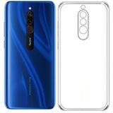 Kvy Xiaomi Redmi 8 Kamera Korumalı Süper Silikon Şeffaf Kılıf