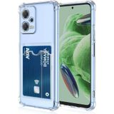Kvy Xiaomi Redmi Note 12 5g Kamera Korumalı Kartlıklı Setra Şeffaf Silikon Kılıf