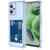 Kvy Xiaomi Redmi Note 12 Pro 5g Kamera Korumalı Kartlıklı Setra Şeffaf Silikon Kılıf