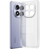 Kvy Xiaomi Redmi Note 14 Pro 5G Kamera Korumalı Süper Silikon Kılıf - Şeffaf