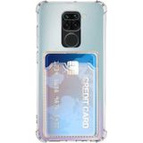 Kvy Xiaomi Redmi Note 9 Kamera Korumalı Kartlıklı Setra Şeffaf Silikon Kılıf