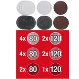 Kwb 490965 180 mm 15'li Paket Duvar Zımpara Kağıdı