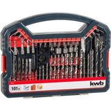 KWB 49109110 101 Parça Matkap Uçu ve Bits Seti - Altın