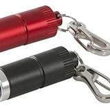 KWB mini LED anahtarlık-Set 948395 (2-parça, süper aydınlık, eloksal alüminyum gövde, karabina, siyah/kırmızı)