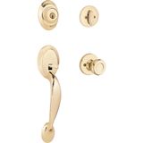Kwikset 96870-091 Dakota Tek Silindirli Kulp ve Parlak Pirinç Akıllı Anahtar Özellikli Tylo Topuz