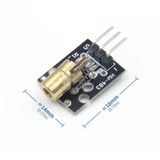 KY-008 Nokta Lazer Diyot Modül 3V 5V 650nm Kırmızı Pointer Lazer
