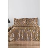 Kybele 3 Parça Çift Kişilik Pike Takımı 230X250 Cappucino