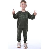 Kyex Kids Erkek Çocuk Alt Üst 3 Iplik Haki Eşofman Takımı - 2 - 3 Yaş