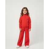 Kyex Kids Kyex Premıum Kız Çocuk Kırmızı Alt Üst Pamuklu Yumuşacık Fermuarlı Cepli Eşofman Takımı 3-8 Yaş - 7 - 8 Yaş