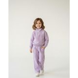 Kyex Kids Premıum Kız Çocuk Lila Alt Üst Pamuklu Yumuşacık Fermuarlı Cepli Eşofman Takımı 3-8 Yaş - 7 - 8 Yaş