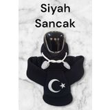 KYLE XM Siyah Sancak Vites Kılıfı Araç Aksesuarı Hoodie Kapşonlu Vites Kıyafeti Sweatshirt