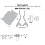 Kymco Dtx 250 / 360 (21>24) Arka Çanta Taşıma Demir (Kappa KR6117) - Standart - Tek Renk