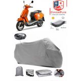 Kymco Like 50 Branda Gri Arka Çanta Uyumlu(Topcase) Motosiket Brandası Motor Örtüsü Çadır Su Geçirmez Motosiklet Kılıfı Motor Brandası,lastikli,taşıma Torbalı