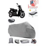 Kymco People S 150I Branda Gri Arka Çanta Uyumlu(Topcase) Motosiket Brandası Motor Örtüsü Çadır Su Geçirmez Motosiklet Kılıfı Motor Brandası,lastikli,taşıma Torbalı