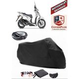 Kymco People S 200I Branda Siyah Arka Çanta Uyumlu(Topcase) Motosiket Brandası Motor Örtüsü Çadır Su Geçirmez Motosiklet Kılıfı Motor Brandası,lastikli,taşıma Torbalı