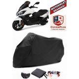 Kymco Xciting 500 Branda Siyah Motosiket Brandası Motor Örtüsü Çadır Su Geçirmez Motosiklet Kılıfı Motor Brandası,lastikli,taşıma Torbalı - Arka Çanta UYUMSUZ