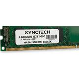 Kynctech 4 GB Ddr3 1333 10600 PC3-10600U Cl9 1.5V Mhz Pc Masaüstü Ram Bellek