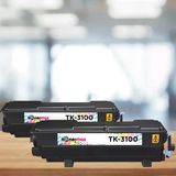 Kyocera Mita TK-3100 2'li Paket - Ecosys M3040 - M3540 - Fs-2100 Muadil Toner