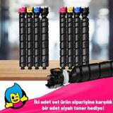 Kyocera Mita Tk-8335 Muadil Toner Set 2 'Li Avantaj Paket + 1 Siyah Hediye / Taskalfa 3252Ci / 3253Ci
