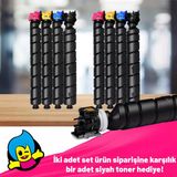 Kyocera Tk-8365 Muadil Toner Takim 2'Li Avantaj Paket + 1 Siyah Hediye / Taskalfa 2554Ci