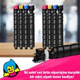 Kyocera Tk-8375 Muadil Toneri Takim 2'Li Avantaj Paket + 1 Siyah Hediye / Kyocera Taskalfa 3554Ci