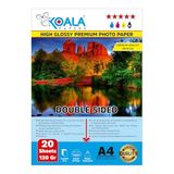 Kyocera Yazıcılar Için Premium Parlak Çift Taraflı Double Side A4 Fotoğraf Kağıdı 120 Gr. 20 Adet