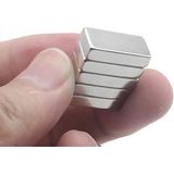 Kyops 1 Adet 20X10X5 mm Neodyum Magnet N35 Güçlü Mıknatıs Köşeli ve Dayanıklı Nikel Kaplama ( Lisinya )
