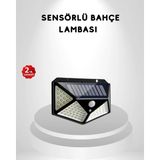 Kyops 100 LED Güneş Enerjili Bahçe Lambası – Pır Sensörlü, IP65 Su Geçirmez Dış Mekan Aydınlatma ( Lisinya )