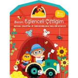 Kyops Benim Eğlenceli Çiftliğim-Boyama,çıkartma ve Yeni Kelimelerle Dolu Bir Oyun Evi(6 Sayfa Çıkartma)